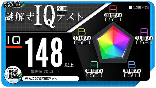 10万問 × 謎解きIQテスト ／ みんなの謎解き