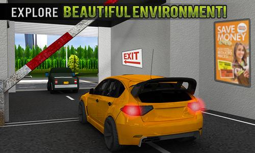 Shopping Mall Car Driving Game