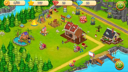 Family Farm Town Farming Games