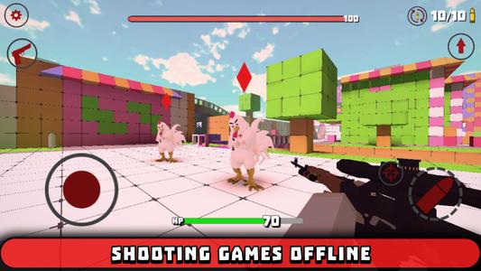 Chicken FPS - Shooter Gun Game