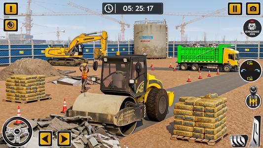 JCB Excavator Construction 3D