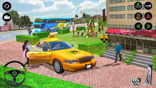 US Taxi Car Driving Simulator