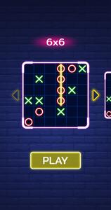 Glowing Tic Tac Toe Battle