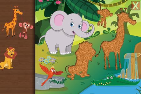 Animal Jigsaw Puzzle Toddlers