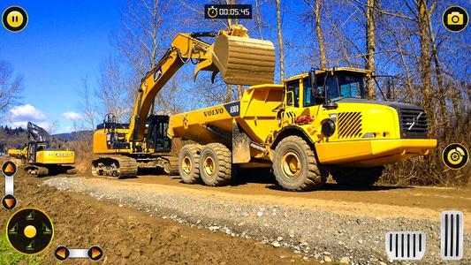 JCB Excavator Construction 3D