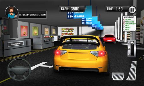 Shopping Mall Car Driving Game