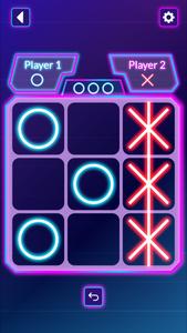 Tic Tac Toe Glow : XO Game