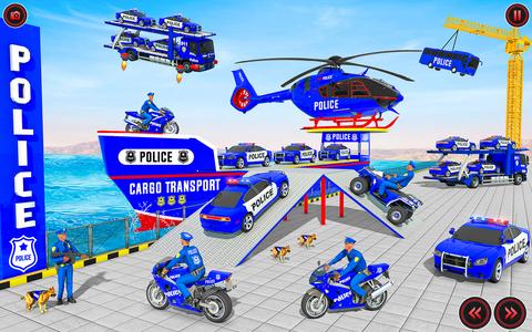 Police Cargo Transport Games