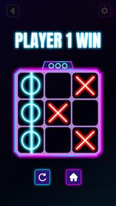 Tic Tac Toe Glow : XO Game