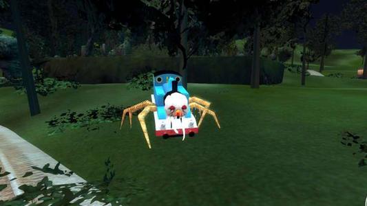 Real Spider Horror Train Game