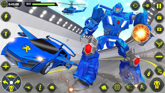 Muscle Car Robot Car Game