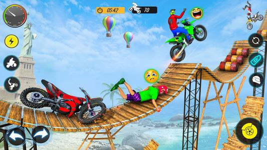 Bike Stunts Race Bike Games 3D