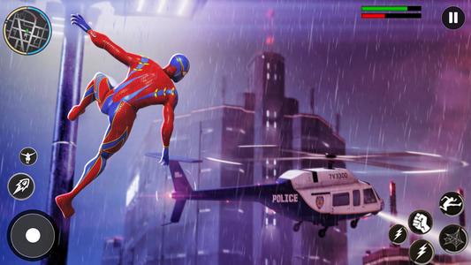 Flying Superhero: Spider Games