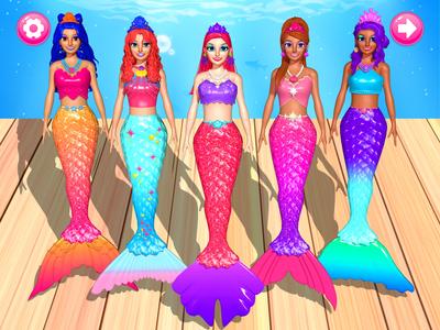 Color Reveal Mermaid Games