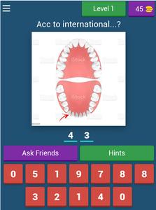 Tooth Numbering Quiz