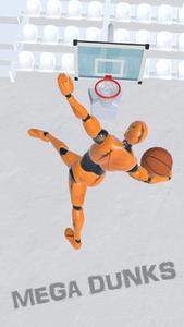 Ragdoll Dunk. Crazy basketball