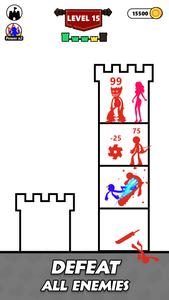 Stick Tower Hero War