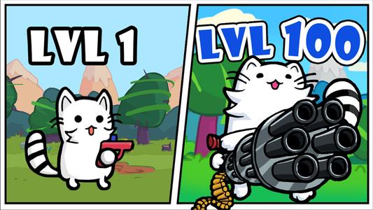 Cat shoot war: offline games