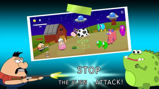Farm Gun Defense: Alien Attack
