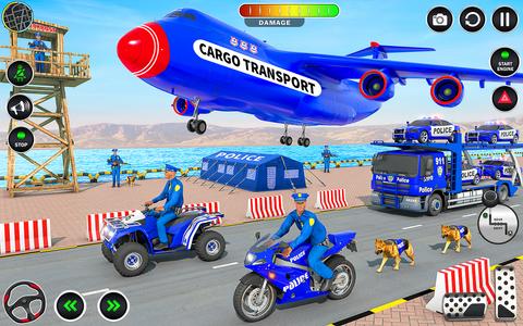 Police Cargo Transport Games