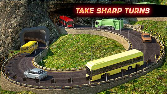 Mountain Road Bus Driving Game