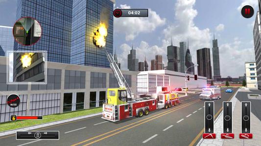 City Rescue Fire Truck Games