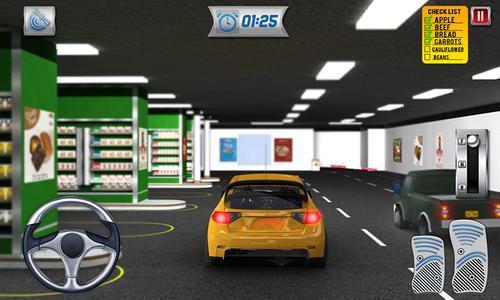 Shopping Mall Car Driving Game