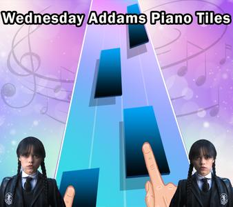 Wednesday Addams piano tiles