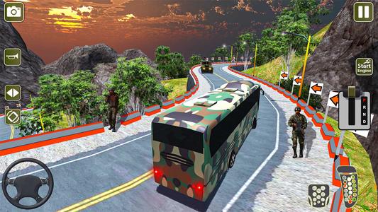 Military Bus: Army Bus Games