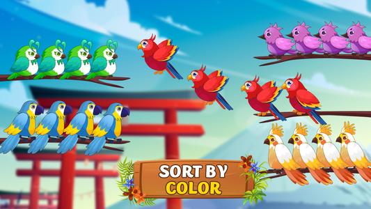 Bird Sort Game: Color Puzzle