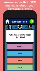 Messi VS Ronaldo - Quiz Game