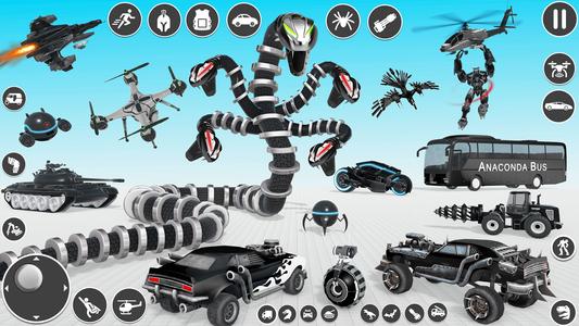 Anaconda Car Robot Games