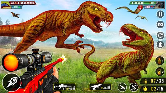 Wild Dinosaur Hunter Gun Game