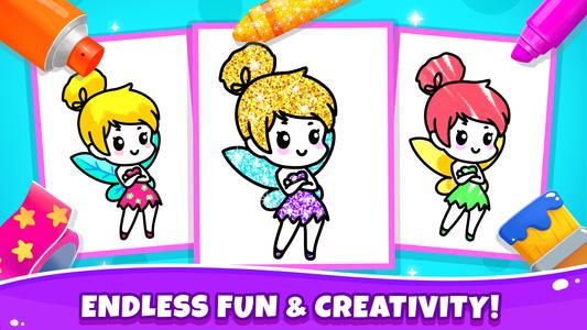 Girls Coloring Games for Kids