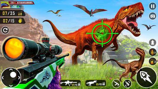 Wild Dinosaur Hunter Gun Game