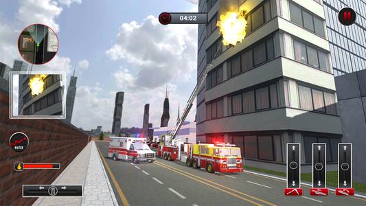 City Rescue Fire Truck Games