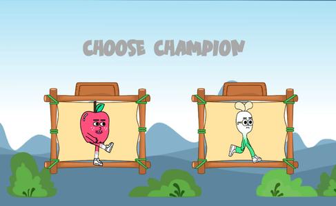 apple and onion running game