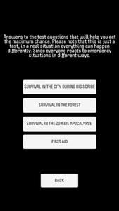 TEST: Survival, war, zombie