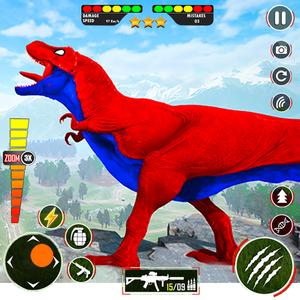 Wild Dinosaur Hunter Gun Game