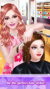 Hair Nail Salon Fashion Games