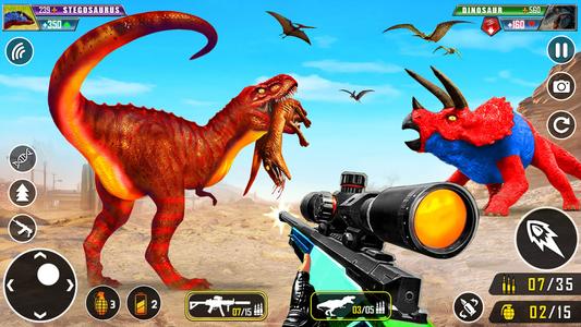 Wild Dinosaur Hunter Gun Game