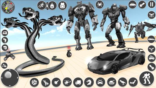 Anaconda Car Robot Games