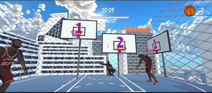 BasketBall Throw 3D challenge