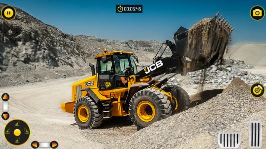 JCB Excavator Construction 3D