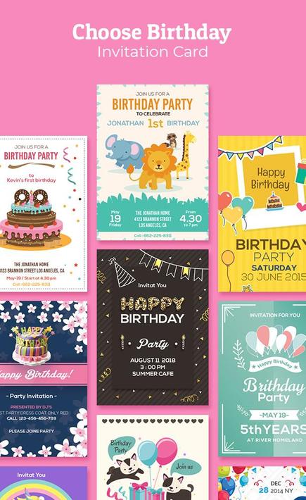 Birthday Invitation Maker