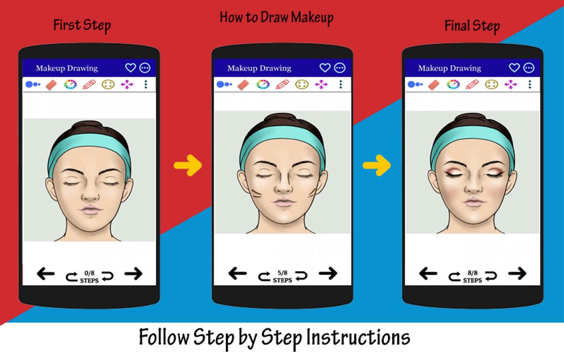 How to Draw Makeup Easy