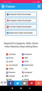 YouTube,FB video Download