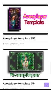 Templates for Avee Player