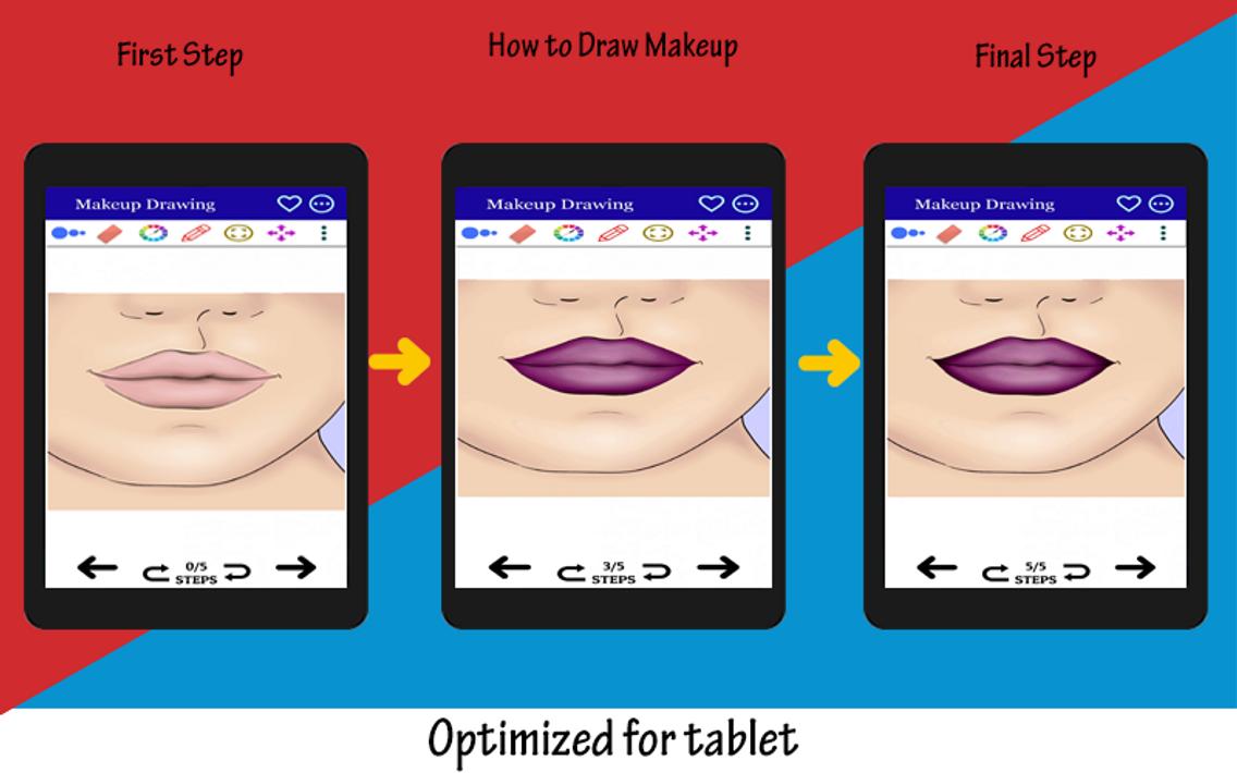 How to Draw Makeup Easy