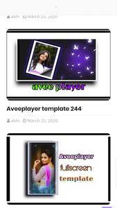 Templates for Avee Player